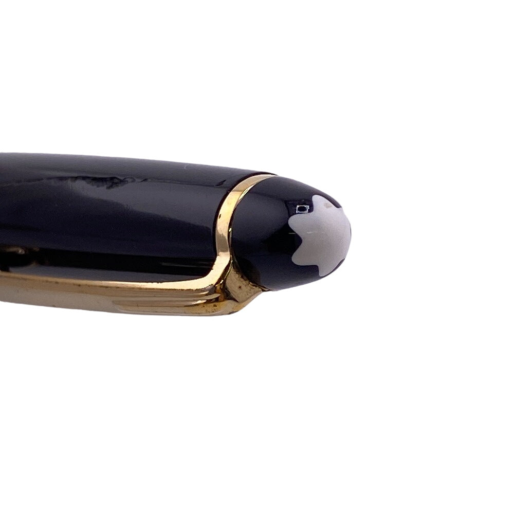 MONTBLANC Ballpoint pen Resin, Gold Plated black Meisterstck Women(Unisex) Used Authentic