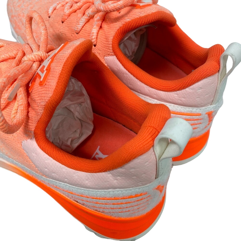LOUIS VUITTON sneakers fabric Orange 6 LV logo VNR line mens 6 Used Authentic