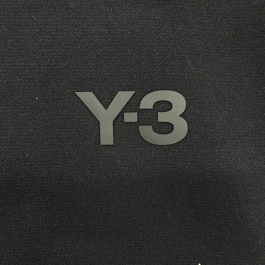 Y-3 sweat HM5036 Nylon black Sweatshirt Pullover Long sleeve LOGO CREW mens M Used Authentic