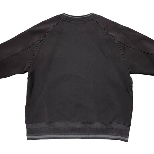 Y-3 sweat HM5036 Nylon black Sweatshirt Pullover Long sleeve LOGO CREW mens M Used Authentic