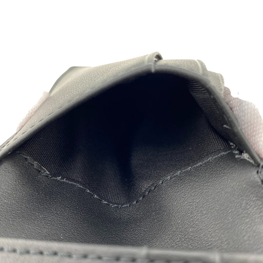 MCM Bifold Wallet MXSCATC01 leather black Bill Compartment Card Case mens Used Authentic