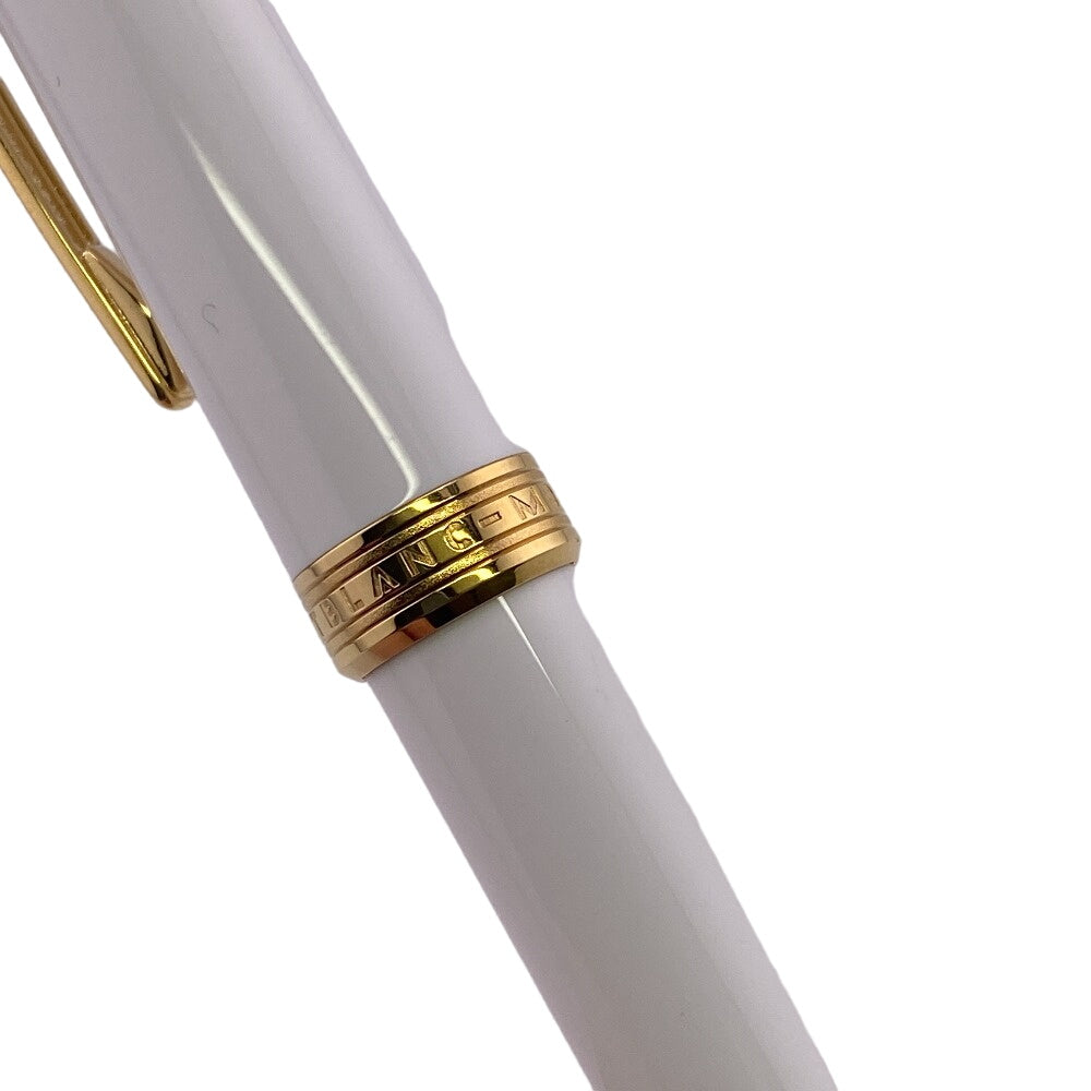 MONTBLANC Ballpoint pen 117659 Gold Plated white Resin PIX mens(Unisex) Used Authentic