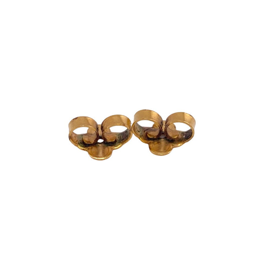 LOUIS VUITTON Pierce M68153 Gold Plated gold Essential V Women Used Authentic