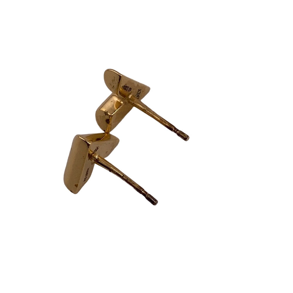 LOUIS VUITTON Pierce M68153 Gold Plated gold Essential V Women Used Authentic
