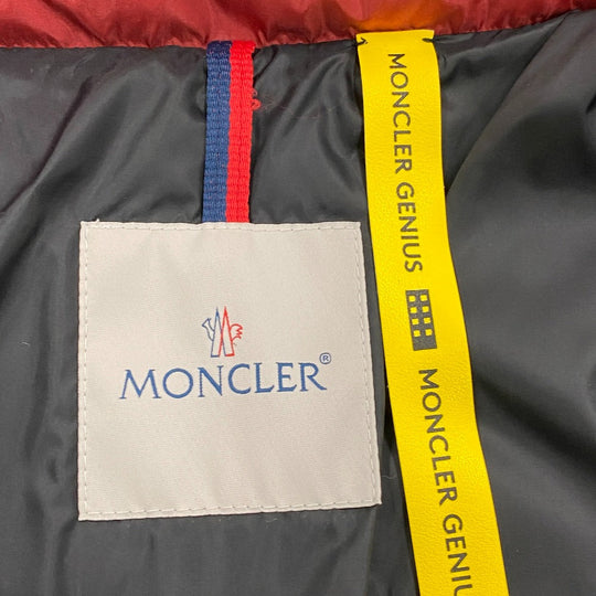 MONCLER Down jacket Nylon Navy x white x red Moncler Genius 1 Craig Green PLUNGER mens 1 Used Authentic