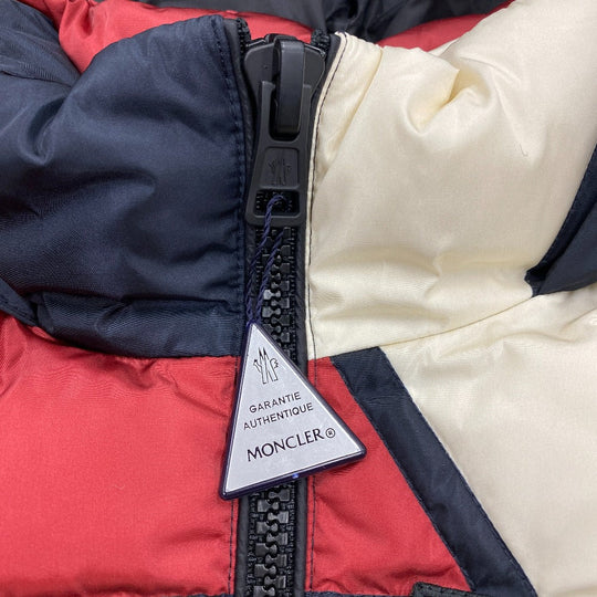 MONCLER Down jacket Nylon Navy x white x red Moncler Genius 1 Craig Green PLUNGER mens 1 Used Authentic