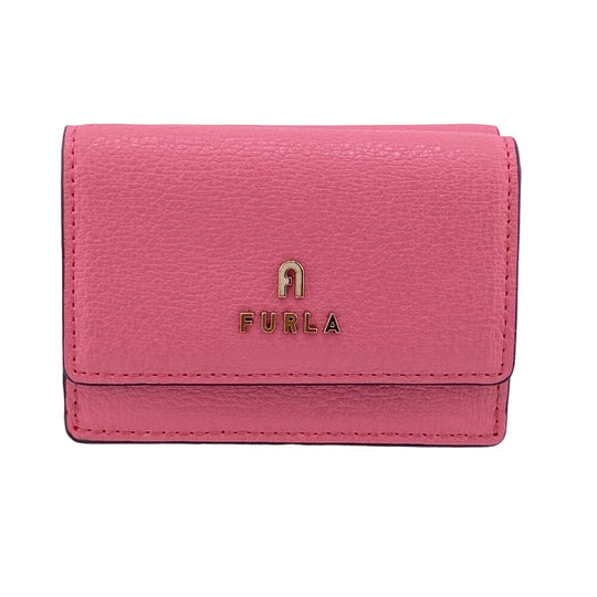 Furla Tri-fold wallet WP00196 AX0732 1081S leather pink Magnolia Women Used Authentic