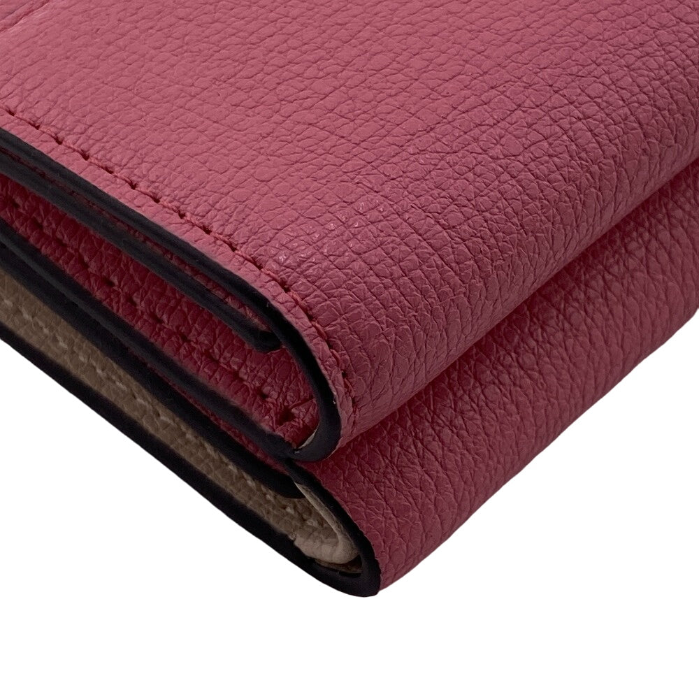 Furla Tri-fold wallet WP00196 AX0732 1081S leather pink Magnolia Women Used Authentic