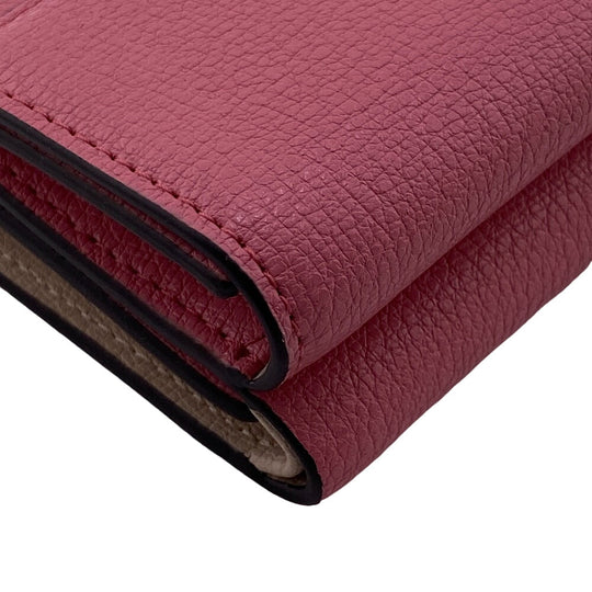 Furla Tri-fold wallet WP00196 AX0732 1081S leather pink Magnolia Women Used Authentic