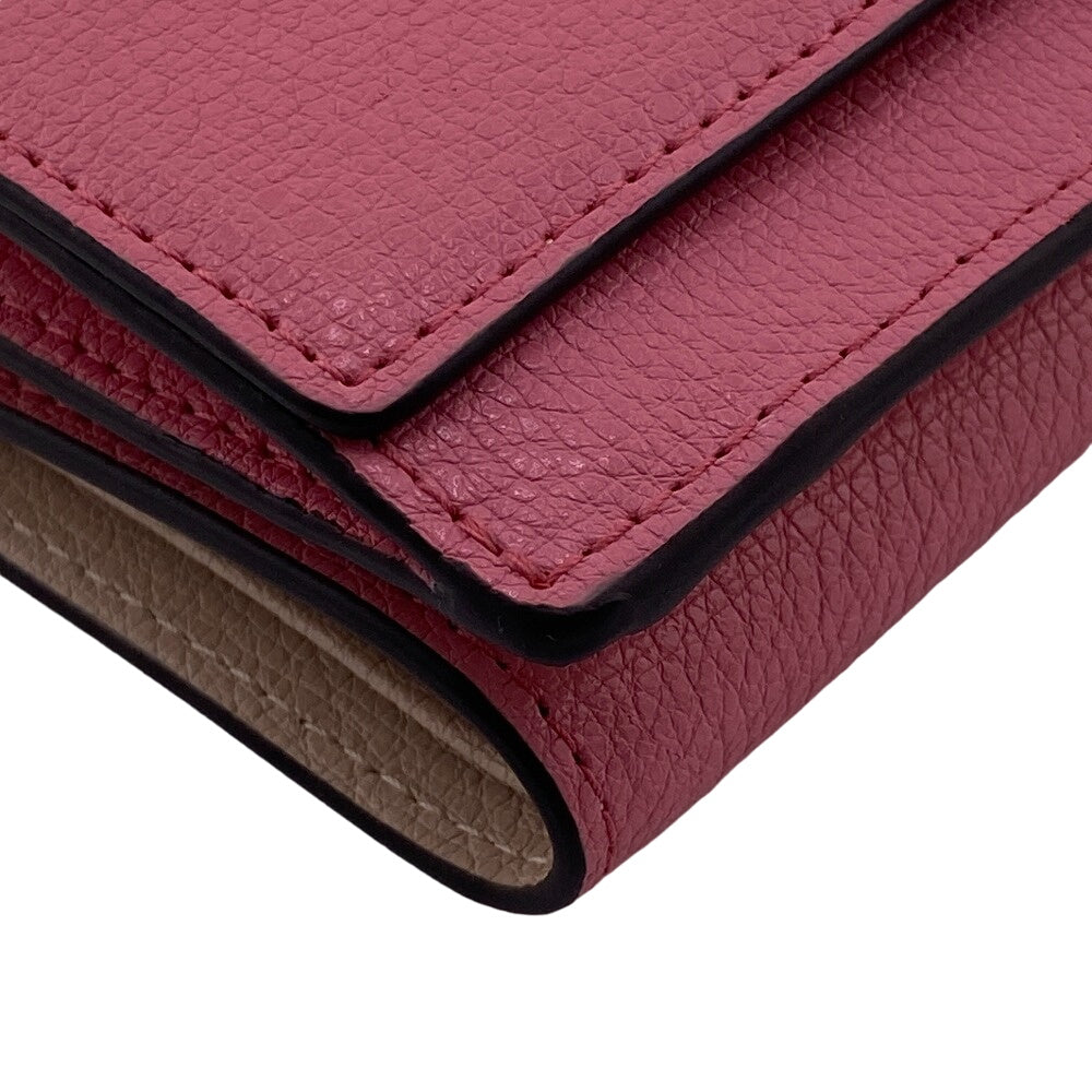 Furla Tri-fold wallet WP00196 AX0732 1081S leather pink Magnolia Women Used Authentic