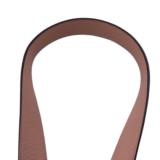 LOUIS VUITTON belt M0321 PVC, Leather Brown Monogram Sunture LV Initial Women 80/32 Used Authentic