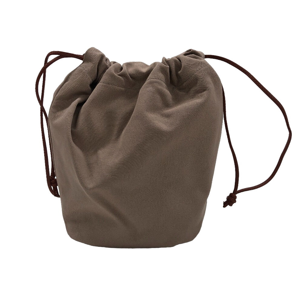 IL BISONTE Shoulder Bag BBU025 leather Brown Women Used Authentic