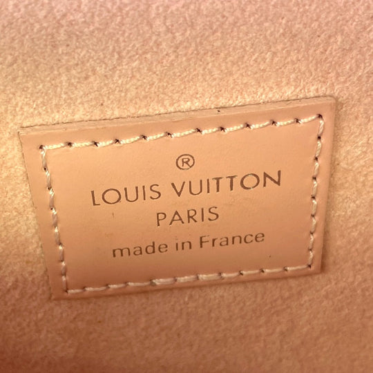 LOUIS VUITTON Long Wallet Purse M62467 leather pink Chain wallet Epi Pochette ferry Women Used Authentic