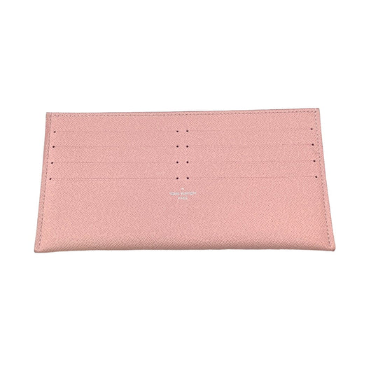 LOUIS VUITTON Long Wallet Purse M62467 leather pink Chain wallet Epi Pochette ferry Women Used Authentic