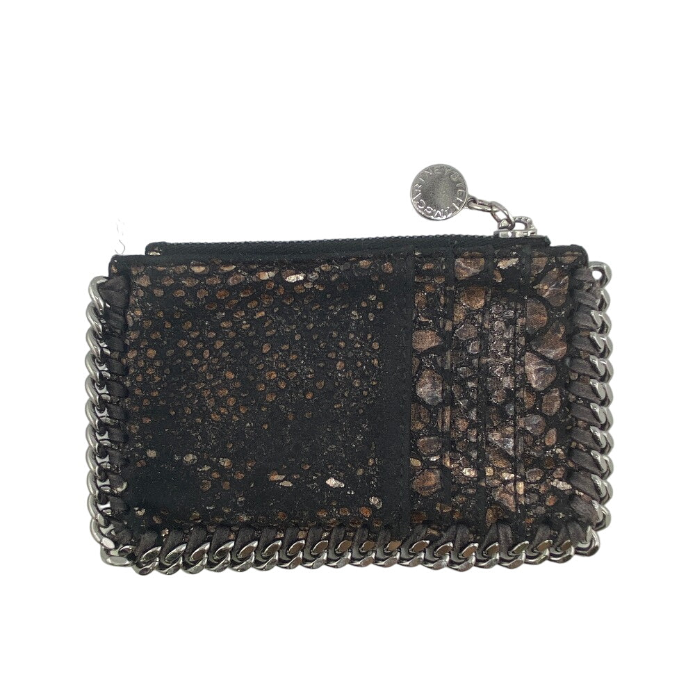 Stella McCartney Coin case polyester black Falabella Women Used Authentic
