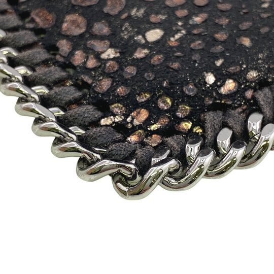 Stella McCartney Coin case polyester black Falabella Women Used Authentic