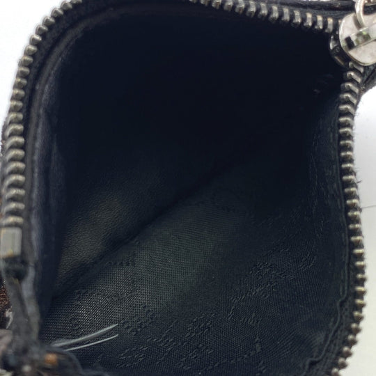 Stella McCartney Coin case polyester black Falabella Women Used Authentic
