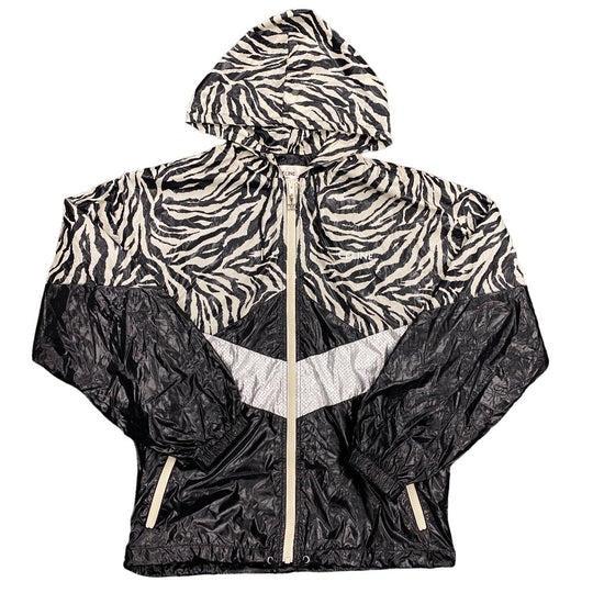 CELINE Nylon jacket 2W537260Q Nylon black 44 22Stainless Steel Zebra look loose cut jacket mens 44 Used Authentic