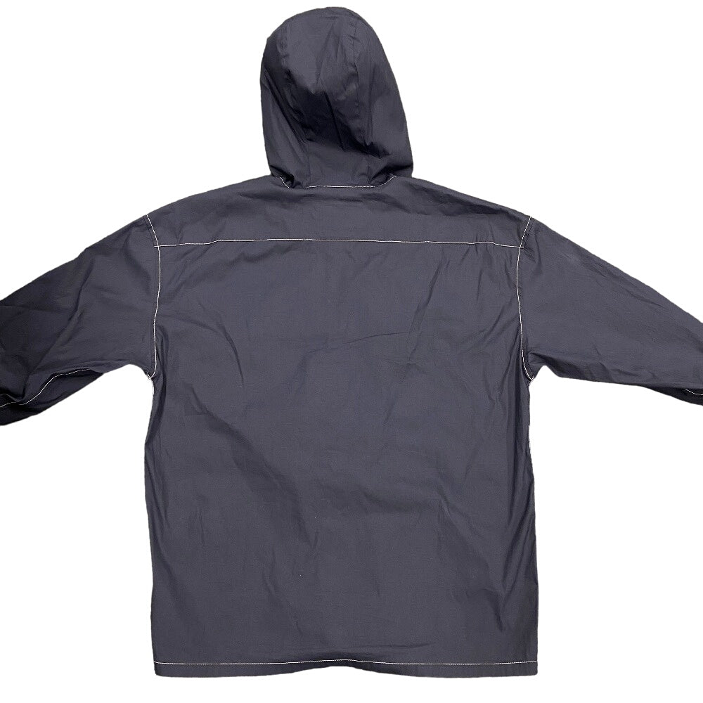 PRADA Hoodie SC686 Cotton, Nylon Navy 23Stainless Steel XS mens Used Authentic