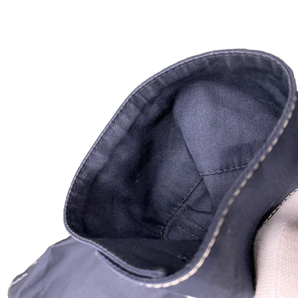 PRADA Hoodie SC686 Cotton, Nylon Navy 23Stainless Steel XS mens Used Authentic