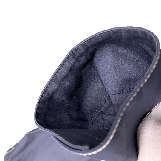 PRADA Hoodie SC686 Cotton, Nylon Navy 23Stainless Steel XS mens Used Authentic