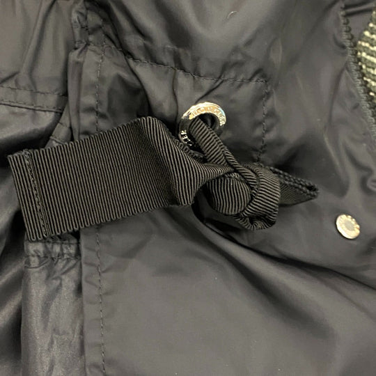 MONCLER Other outerwear Nylon black Coat 21 years HIENGU Women zero size Used Authentic
