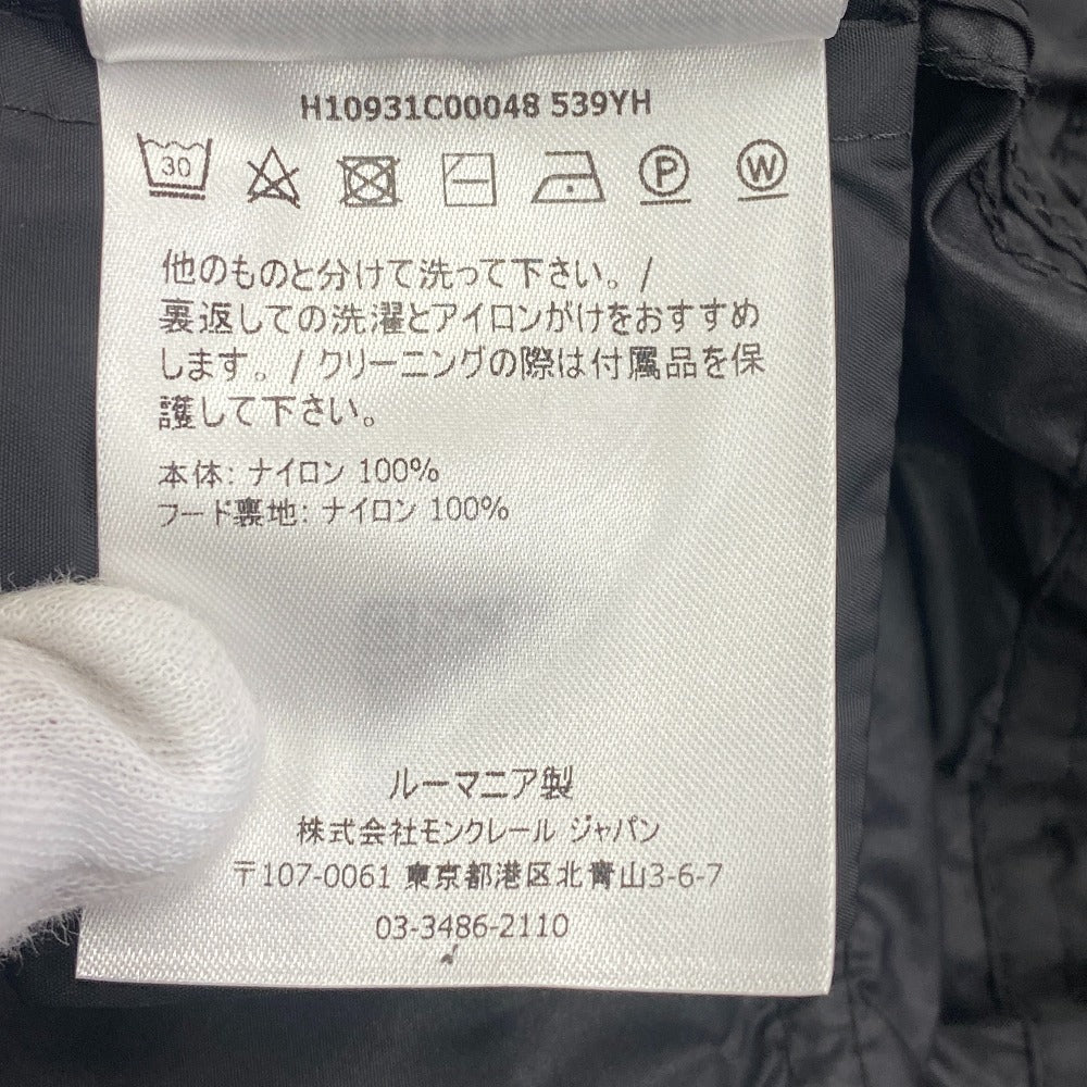 MONCLER Other outerwear Nylon black Coat 21 years HIENGU Women zero size Used Authentic