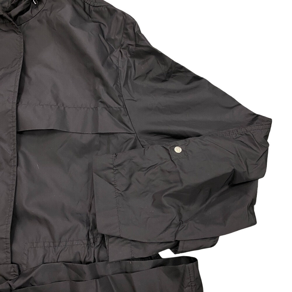 MONCLER Other outerwear Nylon black Coat 21 years HIENGU Women zero size Used Authentic