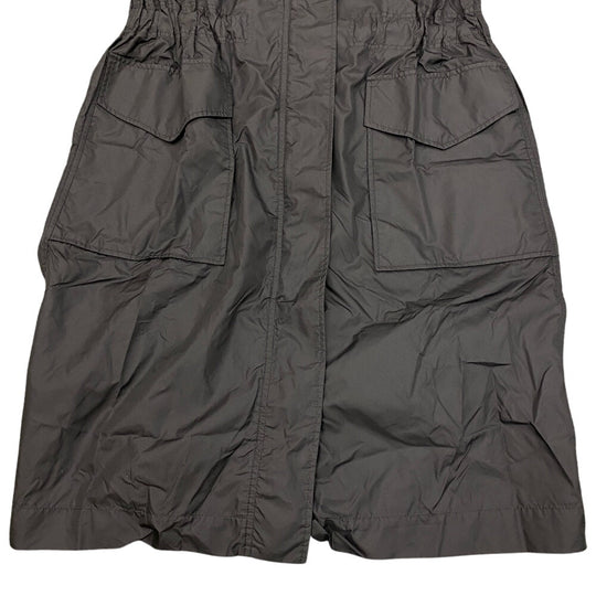 MONCLER Other outerwear Nylon black Coat 21 years HIENGU Women zero size Used Authentic