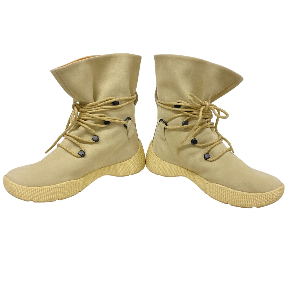 Loro Piana boots leather beige 36 Short boots Nubuck leather Women 36 Used Authentic