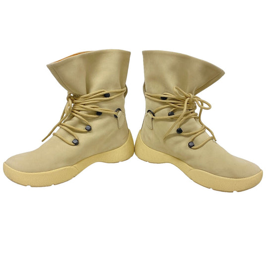 Loro Piana boots leather beige 36 Short boots Nubuck leather Women 36 Used Authentic