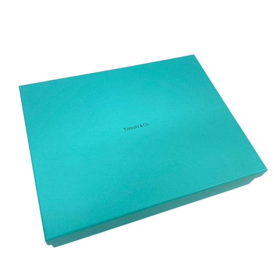 TIFFANY&Co. Tote Bag leather Turquoise 2WAY Shoulder Mini Shopping Tote Cat street Women Used Authentic