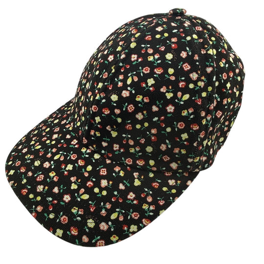 GUCCI cap 638300 cotton Brown Liberty Floral Women M Used Authentic
