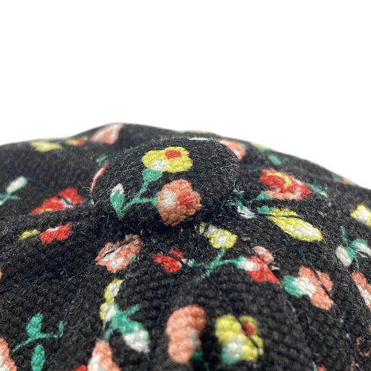 GUCCI cap 638300 cotton Brown Liberty Floral Women M Used Authentic