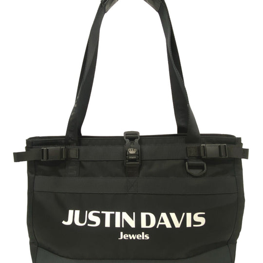 Justin Davis Tote Bag Nylon black ATTRACT mens Used Authentic