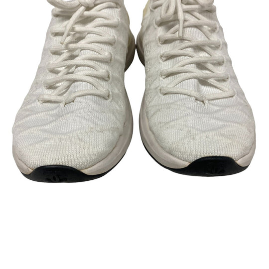 CHANEL sneakers G35549 knit white Women 37 Used Authentic