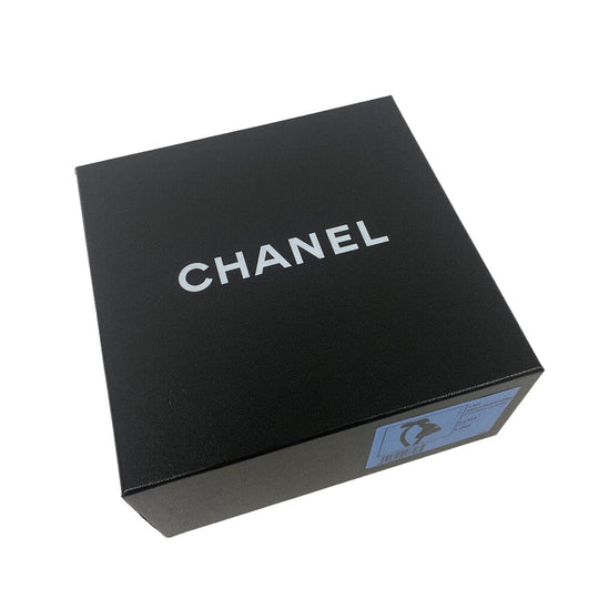 CHANEL hair accessory Straw material, Plat material black Katyusha COCO Mark Ribbon motif Women Used Authentic
