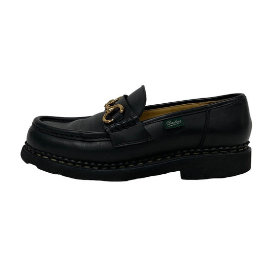 Paraboot loafers 78626 leather black Bit loafer ORSAYTI Women 4 1/2 Used Authentic