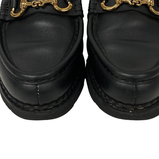Paraboot loafers 78626 leather black Bit loafer ORSAYTI Women 4 1/2 Used Authentic