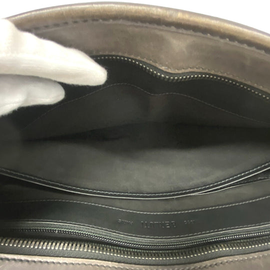 Berluti Business bag leather Brown Briefcase initial Anjoul mens Used Authentic