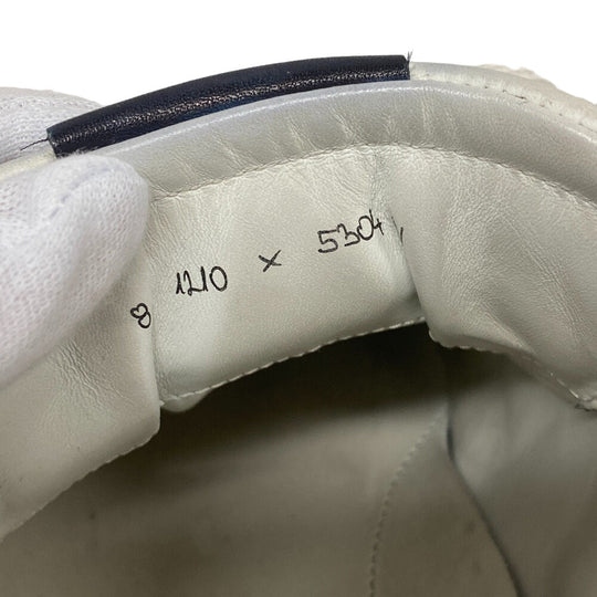 Berluti sneakers leather White Calligraphy Play time mens 8 Used Authentic