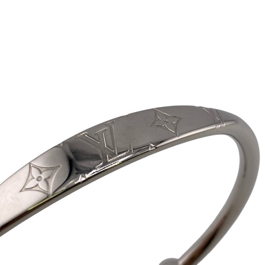 LOUIS VUITTON Bangle M64840 Gold Plated Silver Junk unisex(Unisex) Used Authentic