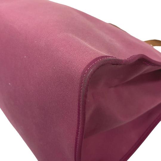 HERMES Handbag canvas pink 2WAY Shoulder Bag Herbag zip cabin Women(Unisex) Used Authentic