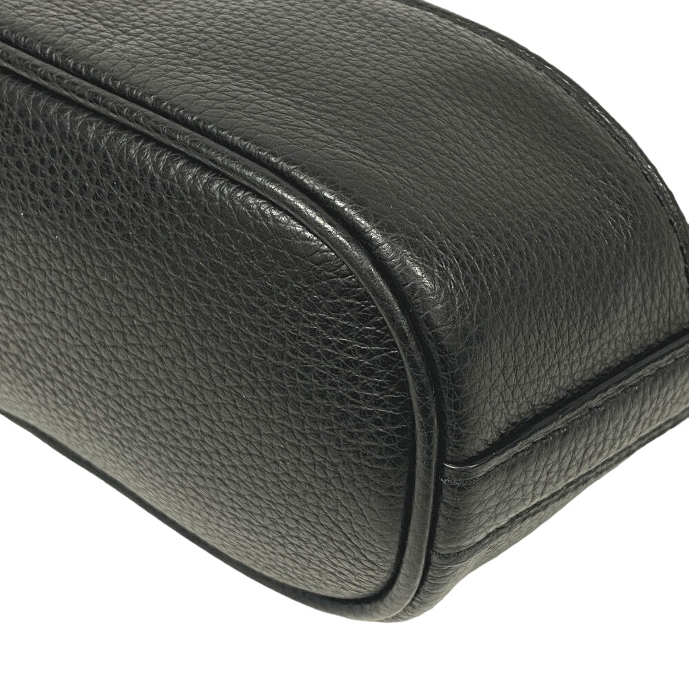 COACH Shoulder Bag F76669 leather Brown Signature Small Paxton Duffle Women Used Authentic