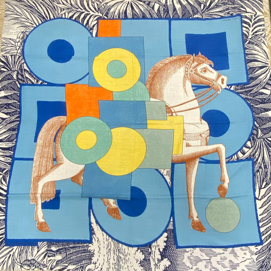 HERMES scarf Silk, Cashmere beige Cashmere x silk Caregean Women Used Authentic