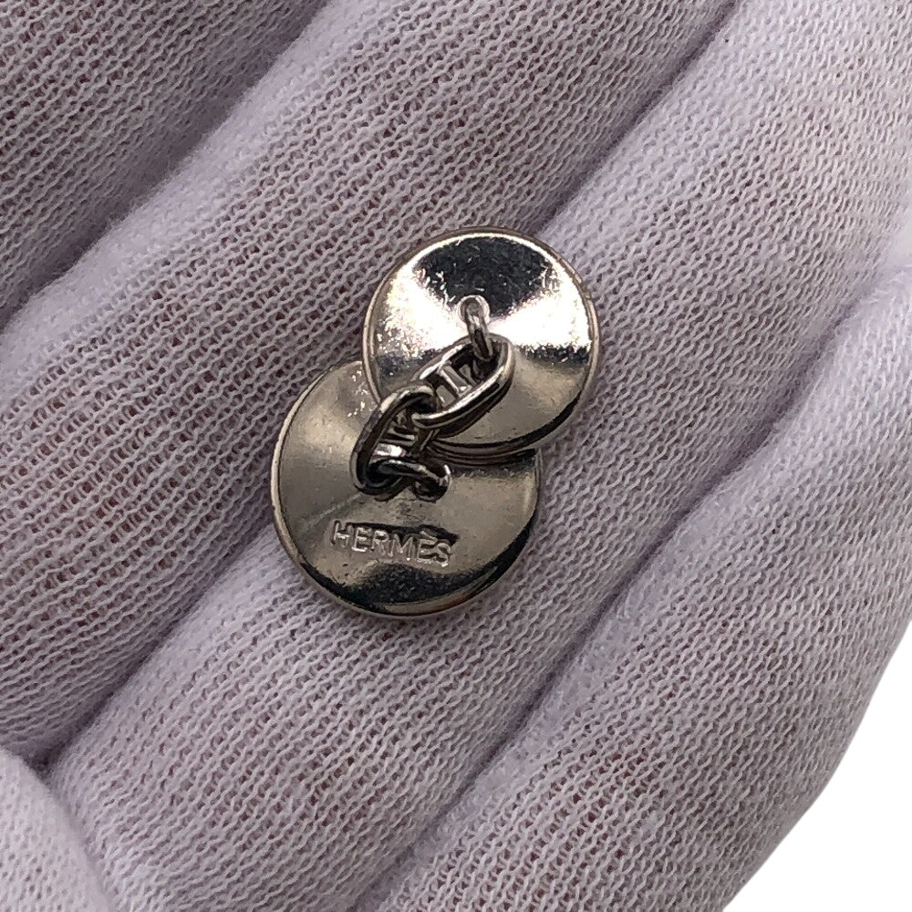 HERMES cuffs Silver, Metal pink mens Used Authentic