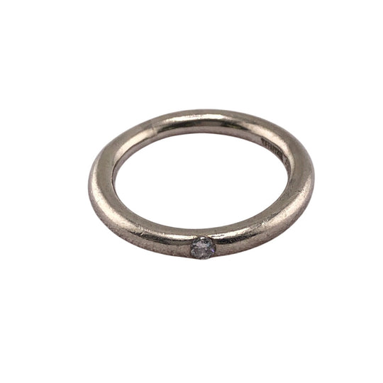 TIFFANY&Co. Ring Silver925, Diamond Silver SV925 Diamond Women(Unisex) Used Authentic