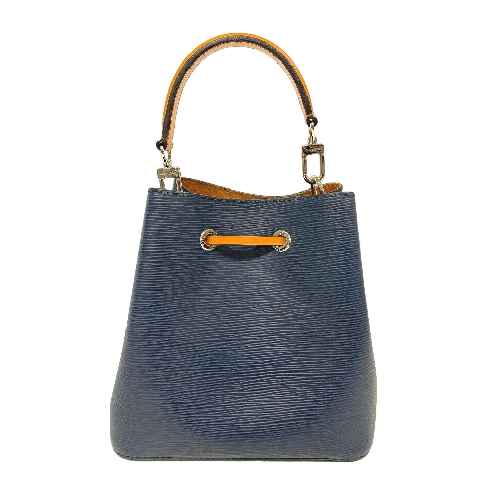 LOUIS VUITTON Shoulder Bag M53610 leather Navy 2WAY handbag Epi Neo Noe BB Women Used Authentic