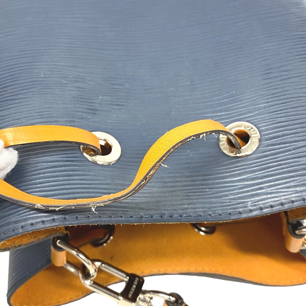 LOUIS VUITTON Shoulder Bag M53610 leather Navy 2WAY handbag Epi Neo Noe BB Women Used Authentic