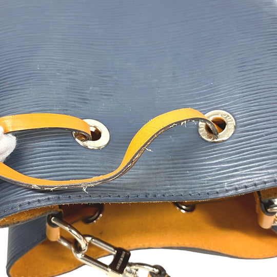 LOUIS VUITTON Shoulder Bag M53610 leather Navy 2WAY handbag Epi Neo Noe BB Women Used Authentic